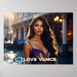 POSTER VENISE - J'AIME VENISE