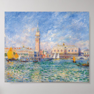 Poster Venise (Le Palais des Doges) Pierre-Auguste Renoir