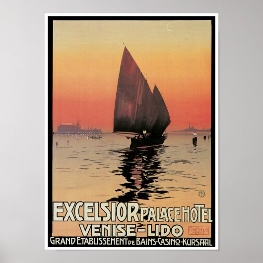 Poster Venise-Lido (Devant)