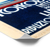 Poster Venise Lido 1930 Int Motorboat Concours Rencontre (Coin)