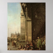 Poster Venise : Piazza di San Marco et Colonnade (Devant)