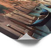 Poster Venise Venise canalas italie voyage vénitienne (Coin)