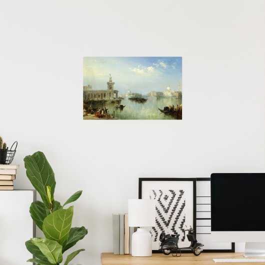 Poster Venise vue (Bureau à domicile)