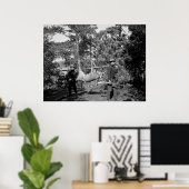 Poster Venison sur bâton, début des années 1900 (Bureau à domicile)