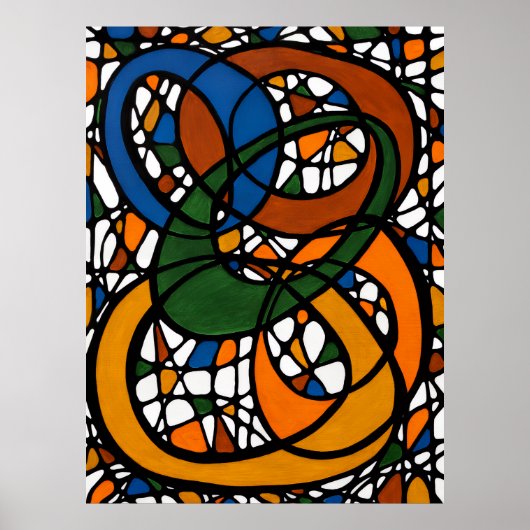 Poster Venn Tangle Print (Devant)
