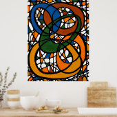 Poster Venn Tangle Print (Cuisine)