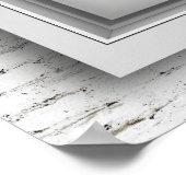 Poster Venster Uitzicht (Hoek)