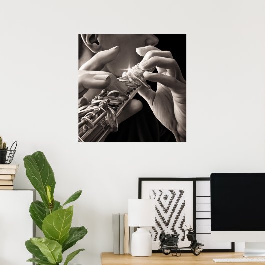 Poster Vent chaud (Bureau à domicile)