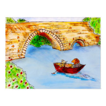 Vent dans le Rat et le Mole Willows scène bateau