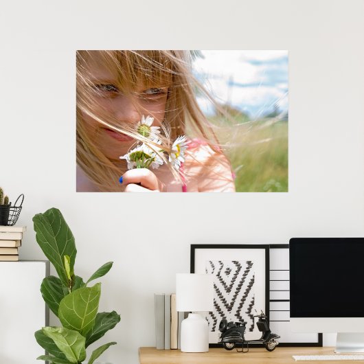 Poster Vent d'été (Bureau à domicile)