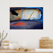 Poster Vent d'un vieux camion rouillé (Cuisine)