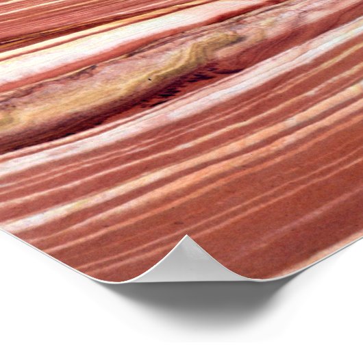 Poster Vent et eau érodent le grès Navajo dans (Coin)