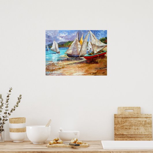 Poster Vent et prière (Cuisine)