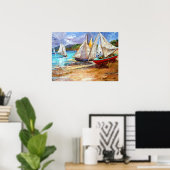 Poster Vent et prière (Bureau à domicile)