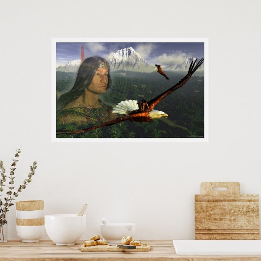 Poster Vent Rider (Cuisine)