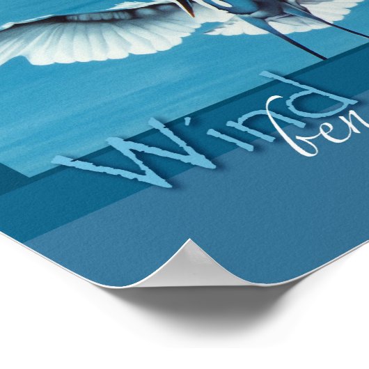 Poster Vent sous mes ailes 8 x 10 (Coin)