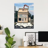 Poster Vente Approvisionnement en lait (Bureau à domicile)