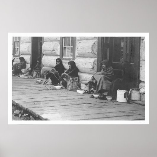 Poster Vente de baies en Alaska 1905 (Devant)