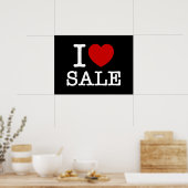 POSTER VENTE DE COEUR [AMOUR] (Cuisine)