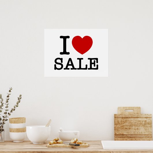 POSTER VENTE DE COEUR [AMOUR] (Cuisine)