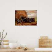 Poster Vente de débris de construction par Vincent van Go (Cuisine)