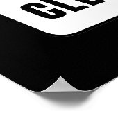 Poster Vente de décharge, Vente de fermeture de magasin d (Coin)