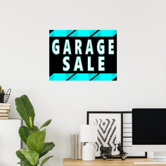 Poster Vente de garage (Bureau à domicile)
