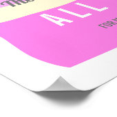 Poster vente de gâteau collecte de fonds école PTO PTA ca (Coin)