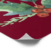 Poster Vente de vacances Fleurs de Noël Annonces commerci (Coin)