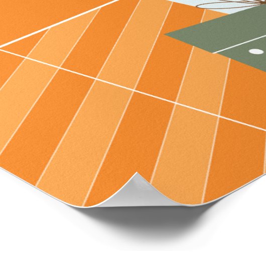 Poster Vente de vacances Snowflakes et présente affaires (Coin)