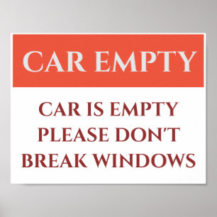 Poster Vente d'entreprise vide Signer, ajouter ou modifie