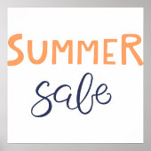 Poster Vente d'été (Devant)