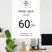 Poster Vente finale | Rabais sur les logos d'événements c (Bureau à domicile)