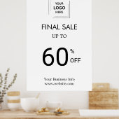 Poster Vente finale | Rabais sur les logos d'événements c (Cuisine)