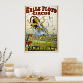 Poster Vente Floto Circus - M'lle Beeson - Vénus à haut f (Cuisine)