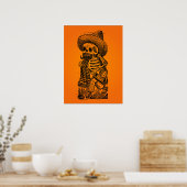 Poster VENTE HALLOWEEN ! Calaveras From the Heap par Posa (Cuisine)