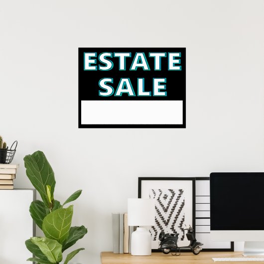 Poster Vente immobilier (Bureau à domicile)