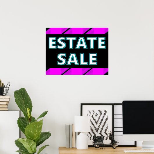 Poster Vente immobilier (Bureau à domicile)