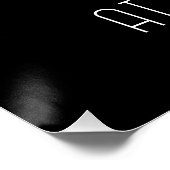 POSTER VENTE NOIR VENDRE NOIR BLANC ROUGE MINIMUM DÉTAIL (Coin)