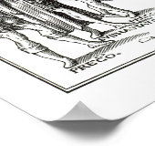 Poster Vente par Town Crier, après une coupe de bois dans (Coin)