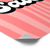 Poster Vente rétro, Boutique Vente au détail (Coin)