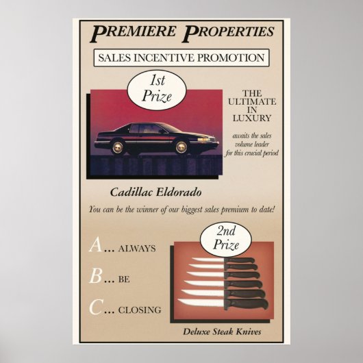 Poster Ventes de Glengarry Glen Ross (Devant)