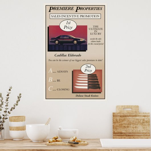 Poster Ventes de Glengarry Glen Ross (Cuisine)