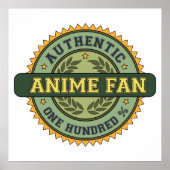 Poster Ventilateur d'Anime authentique (Devant)