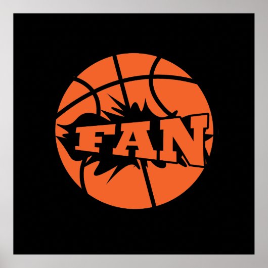 Poster ventilateur de basket (Devant)