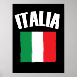 Poster Ventilateur de football italien Italie