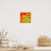 Poster Ventilateur de retenue de serpent enroulé (Cuisine)