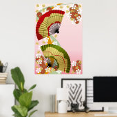 Poster Ventilateur japonais 3 (Bureau à domicile)