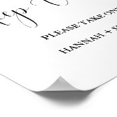 Poster Ventilateur Mariage moderne pour nos fans numéro u (Coin)