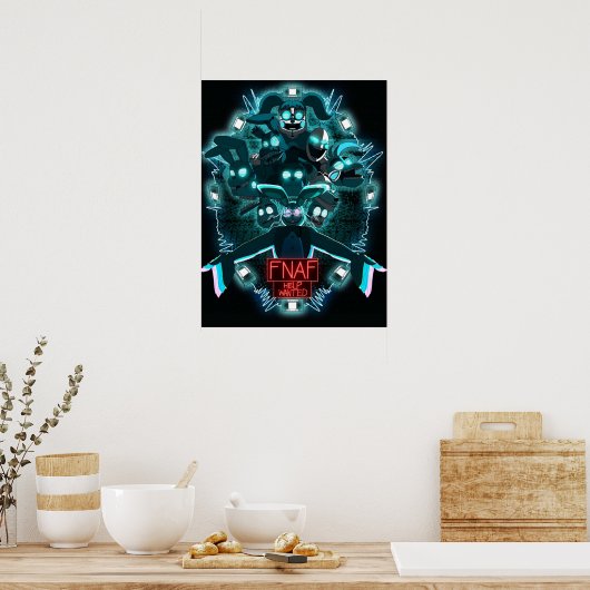 Poster Ventilateur Recherché d'aide FNaFVR (Cuisine)